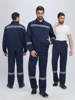 Костюм Лигор-1 СОП (тк.Смесовая,210) брюки, т.синий Р87471179