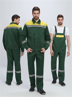 Костюм Лигор-2 СОП (тк.Смесовая,210) п/к, зеленый/желтый Р87471181