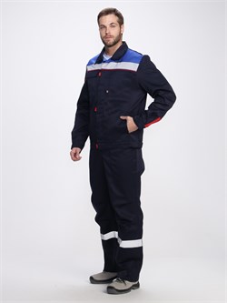 Костюм Флофт-2 СОП (тк.Смесовая,210) п/к, т.синий/васильковый/красный Р87478982