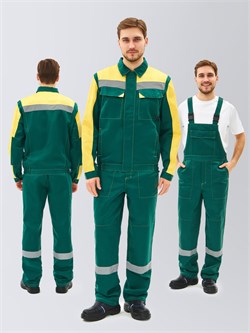Костюм Роба-2 СОП (тк.Смесовая,210) п/к, зеленый/желтый-2 Р87489756