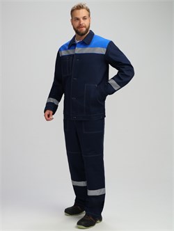 Костюм Лигор-2 СОП (тк.Саржа,250) п/к, т.синий/васильковый Р87490901
