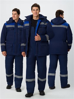 Костюм зимний Нейч-2 СОП У. (тк.Смесовая,210) п/к, т.синий/васильковый Р87494651