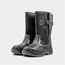 САПОГИ УТЕПЛЕННЫЕ НА ПУ/ПУ ПОДОШВЕ С МЕТАЛЛИЧЕСКИМ ПОДНОСКОМ Р4218МТ