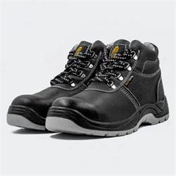 БОТИНКИ ДЕМИСЕЗОННЫЕ НА ПУ/ПУ ПОДОШВЕ С МЕТАЛЛИЧЕСКИМ ПОДНОСКОМ Р4208Т