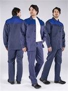 Костюм Стандарт (тк.Смесовая,210) брюки, т.синий/васильковый Р87468852