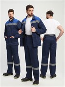 Костюм Стандарт СОП усиленный (тк.Смесовая,210) брюки, т.синий/васильковый Р87475740