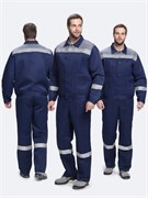 Костюм Лигор-1 СОП У. (тк.Смесовая,210) брюки, т.синий/серый Р87491527