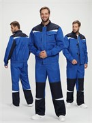 Костюм Строй-2 CH МВО (тк.Смесовая,280) п/к, васильковый/т.синий Р87488931