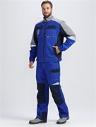 Костюм Вектрон-1 (тк.Смесовая,240) брюки, васильковый/т.синий/св.серый Р87488998