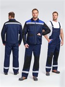 Костюм ProfLineBase-2 (тк.Твил,210) п/к, т.синий/черный/васильковый Р87490899