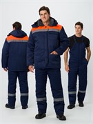 Костюм зимний Труженик-Ультра-2 IMP (тк.Смесовая,210) п/к, т.синий/оранжевый Р87491673