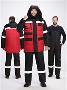 Костюм зимний Беркут СОП CH (тк.Таслан) п/к, черный/красный Р87491255