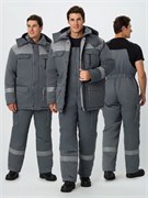 Костюм зимний Титан (тк.Смесовая,210) п/к, серый/св.серый Р87486754