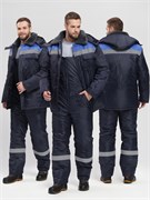 Костюм зимний Труженик-Ультра-2 (тк.Оксфорд) п/к, т.синий/васильковый Р87477039