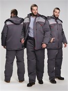 Костюм зимний Флофт-1 (тк.Смесовая,210) брюки, т.серый/св.серый Р87476622