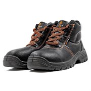 БОТИНКИ ДЕМИСЕЗОННЫЕ НА ПУ ПОДОШВЕ С МЕТАЛЛИЧЕСКИМ ПОДНОСКОМ Р3208Т