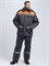 Костюм зимний Труженик-Ультра СОП (тк.Смесовая,210) брюки, т.серый/оранжевый Р87491234