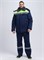 Костюм зимний Труженик-Ультра СОП (тк.Смесовая,210) брюки, т.синий/лимонный Р87491265