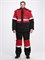 Костюм зимний Нордхард-2 СОП (тк.Смесовая,250) п/к, черный/красный Р87480132