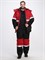 Костюм зимний Нордхард-2 СОП (тк.Смесовая,250) п/к, черный/красный Р87480132