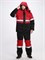 Костюм зимний Нордхард-2 СОП (тк.Смесовая,250) п/к, черный/красный Р87480132
