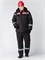 Костюм зимний Титан (Смесовая, 210) п/к, черный/красный Р87472317